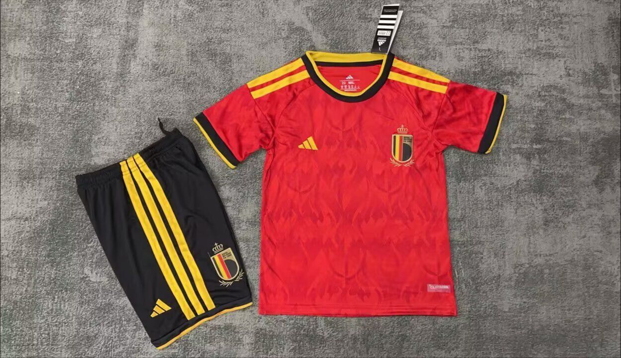 Kids-Belgium 2026 World Cup Home Soccer Jersey